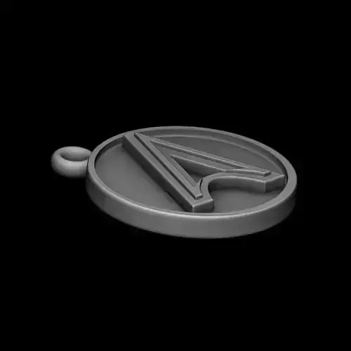 Arcane keychain Free 3D print model