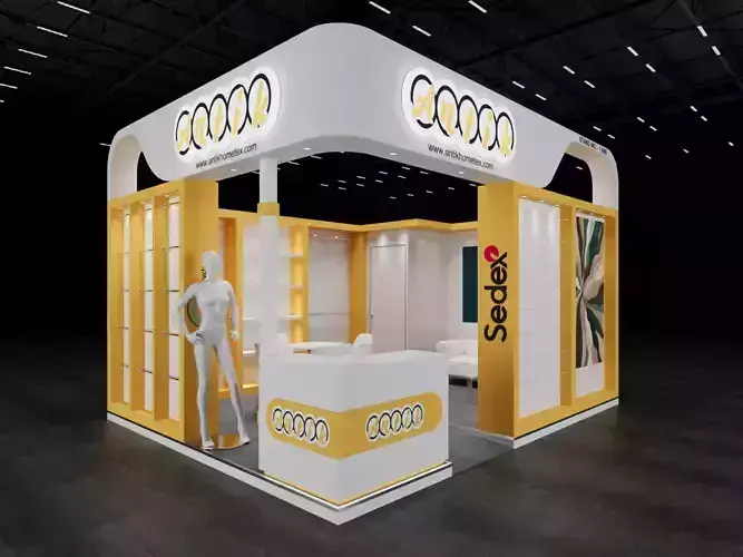 Exhibition Stand 5x4 2Sides D1V1