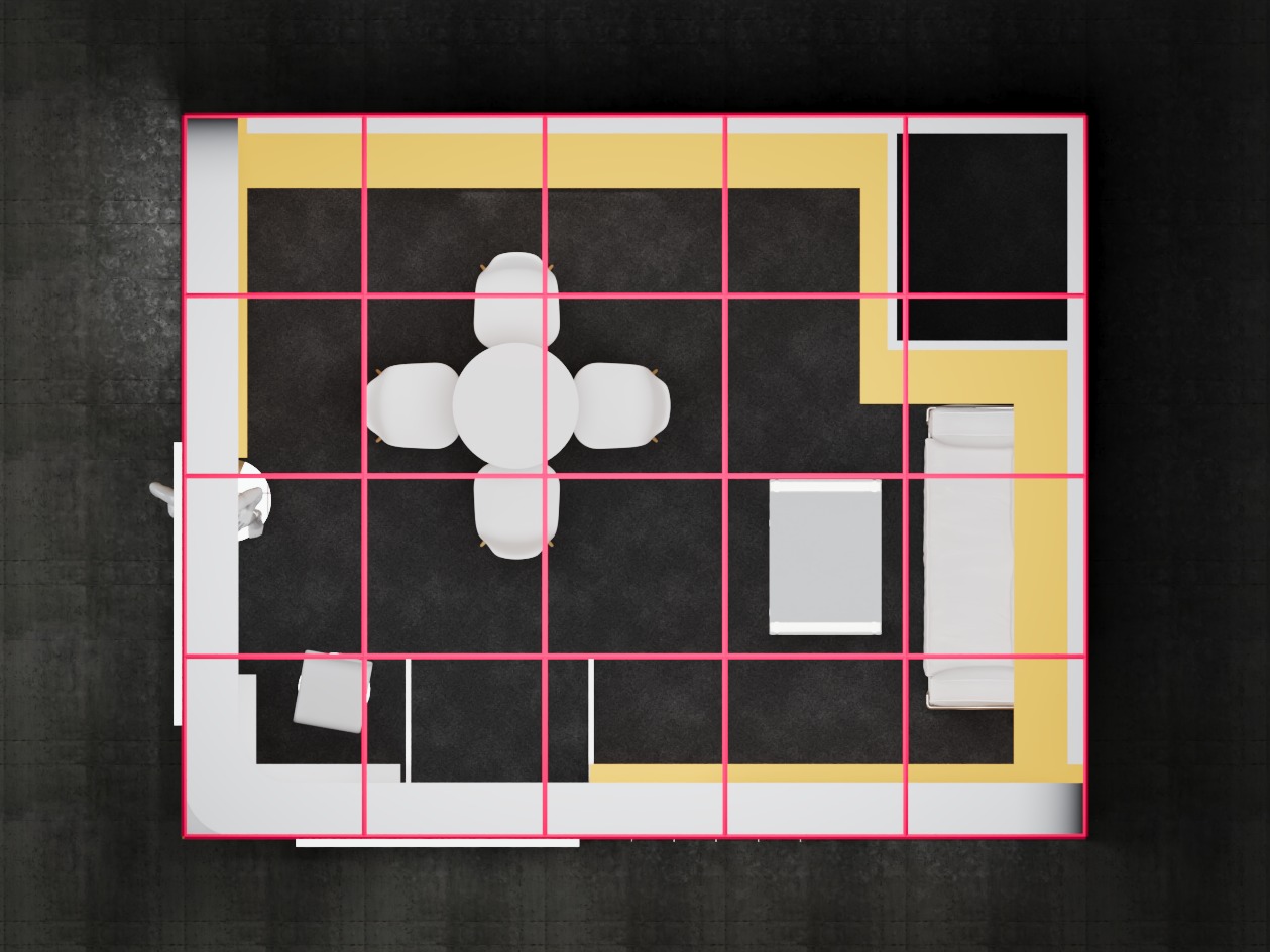 Exhibition Stand 5x4 2Sides D1V1 3D model_8