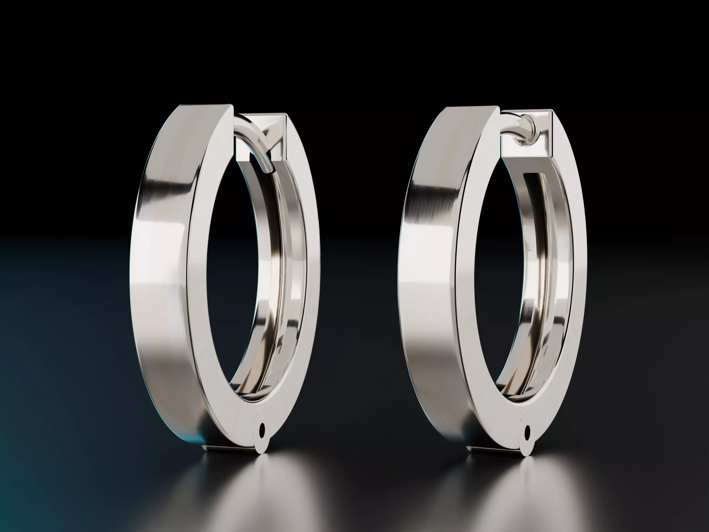 Classic Earrings 3D print model