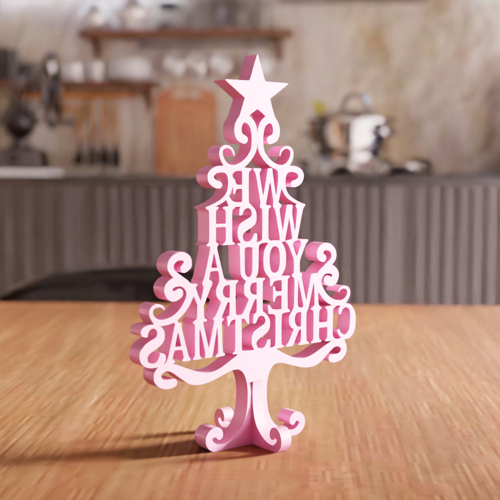 We Wish You A Merry Christmas Tree - 217 3D print model_4