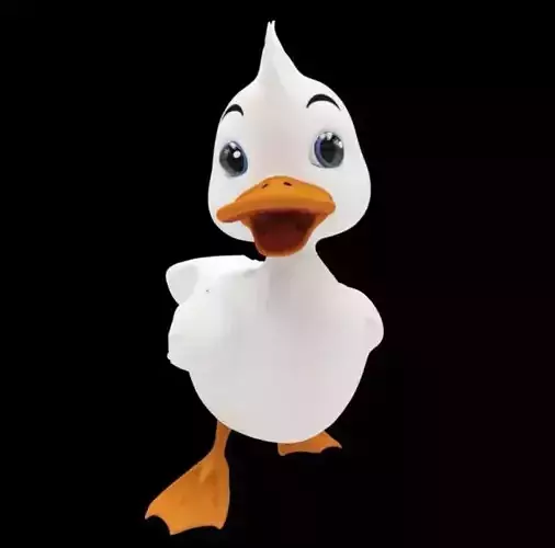 Duck walk 3D model