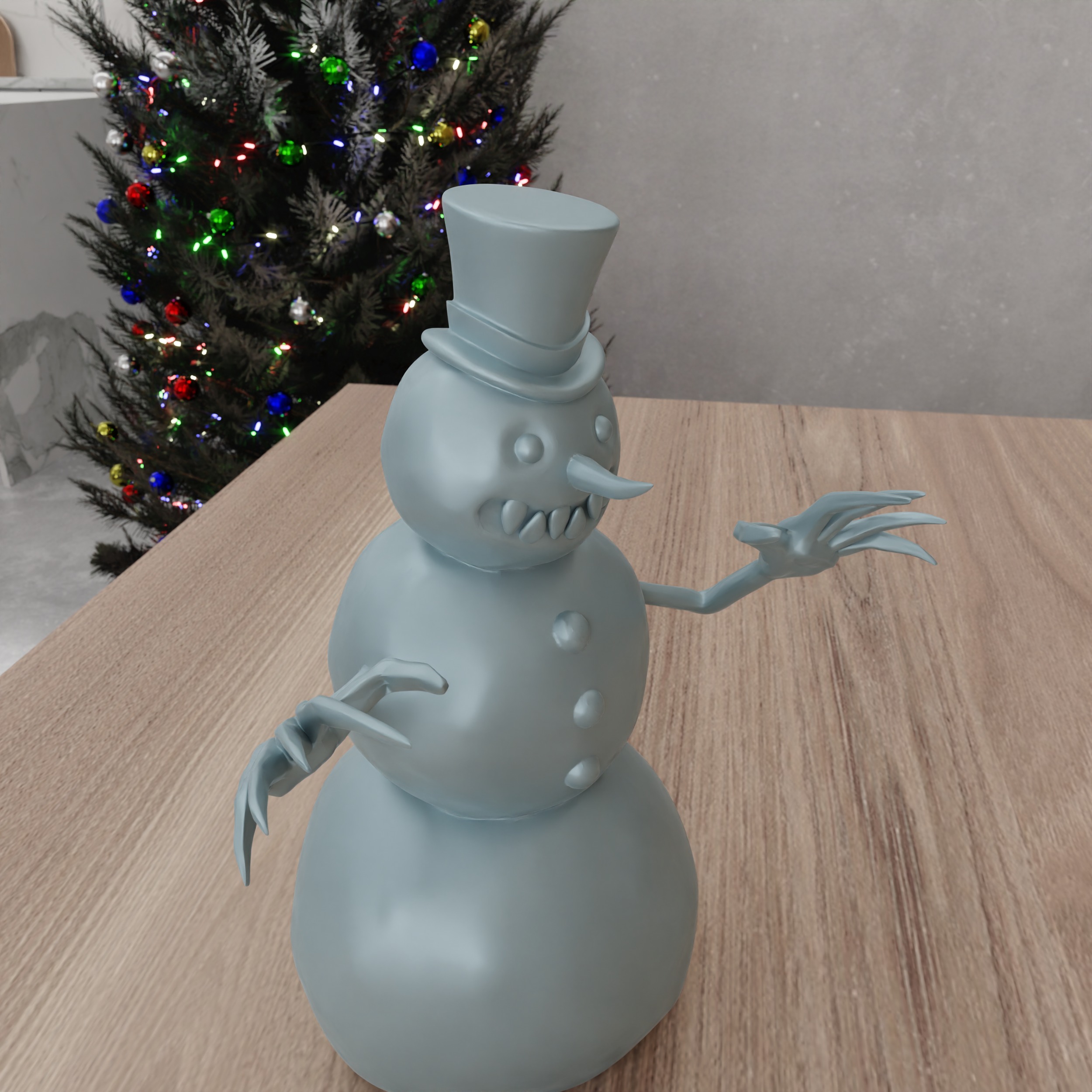 Snowman Christmas Decor - 223 3D print model_10