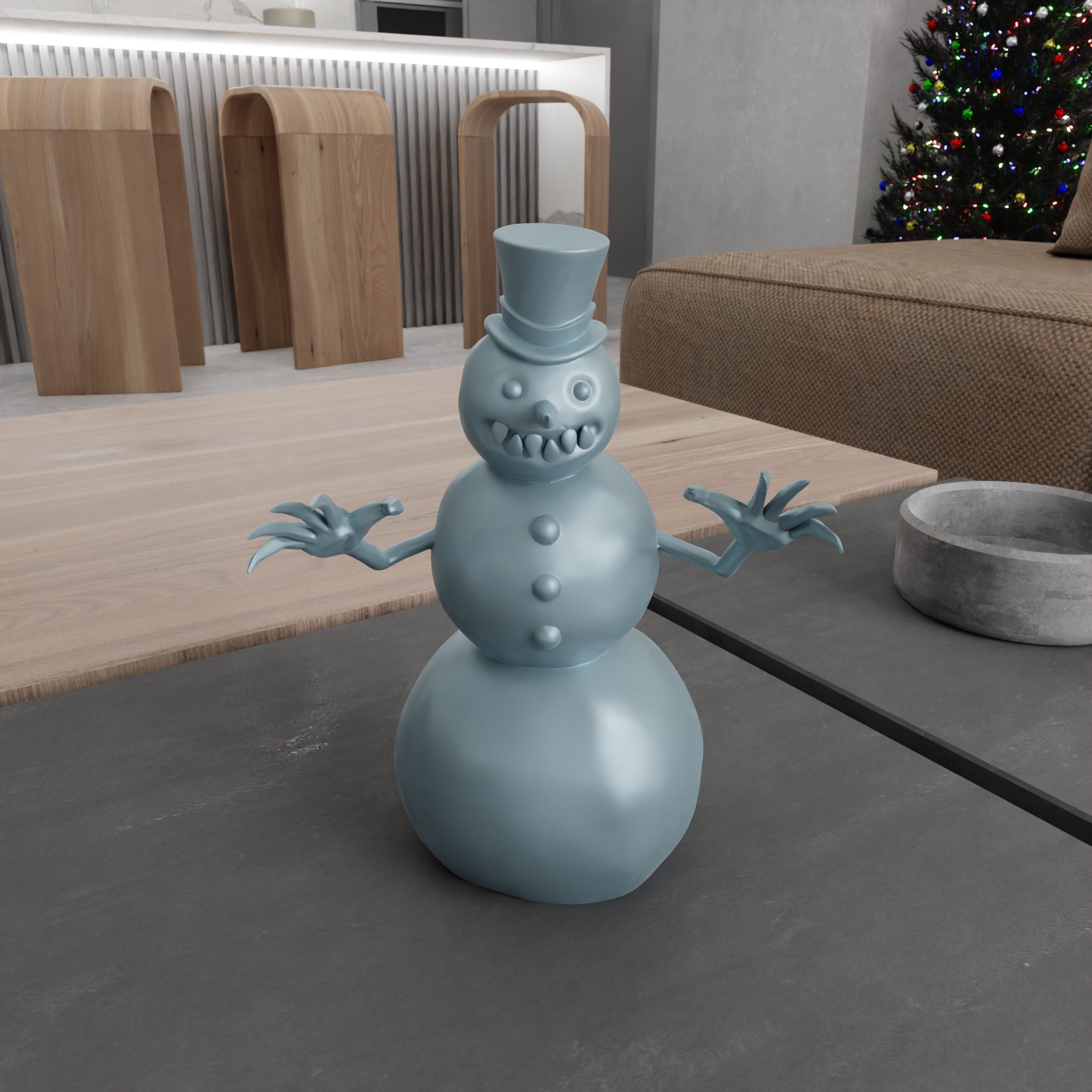 Snowman Christmas Decor - 223 3D print model_8