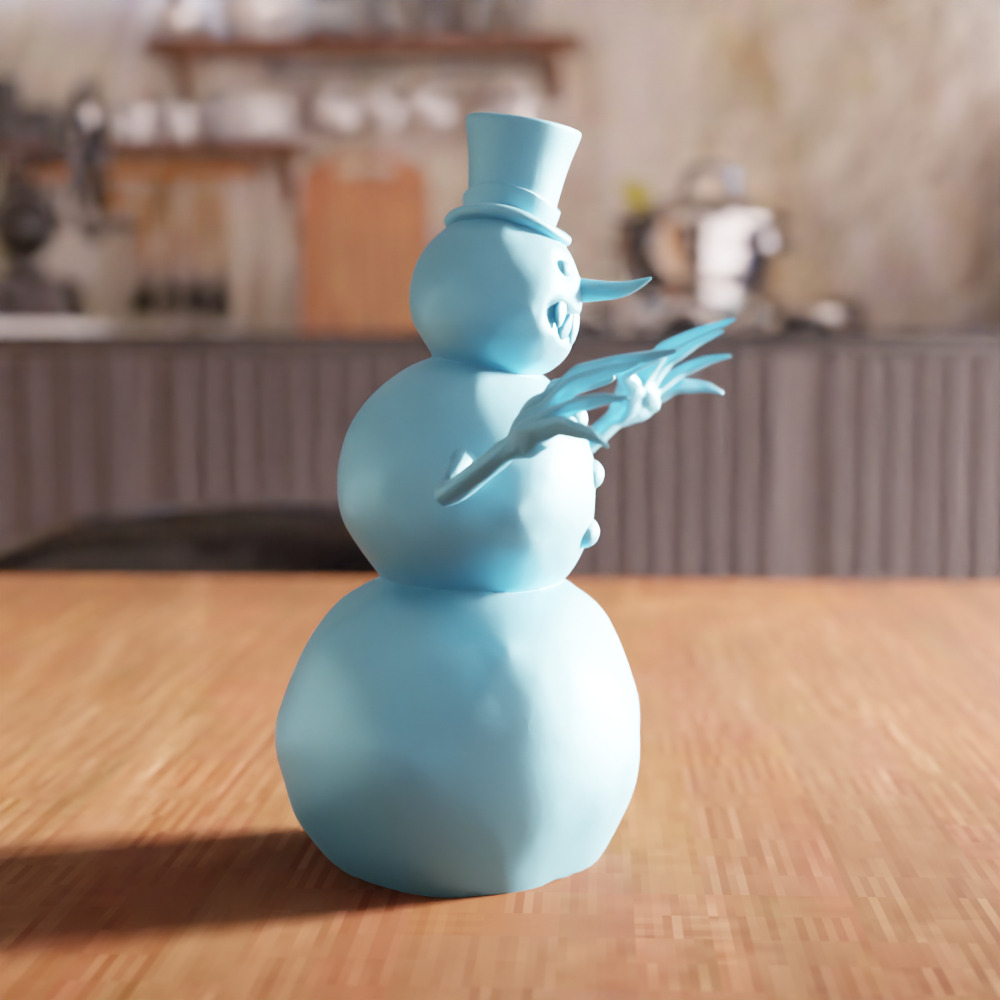Snowman Christmas Decor - 223 3D print model_1