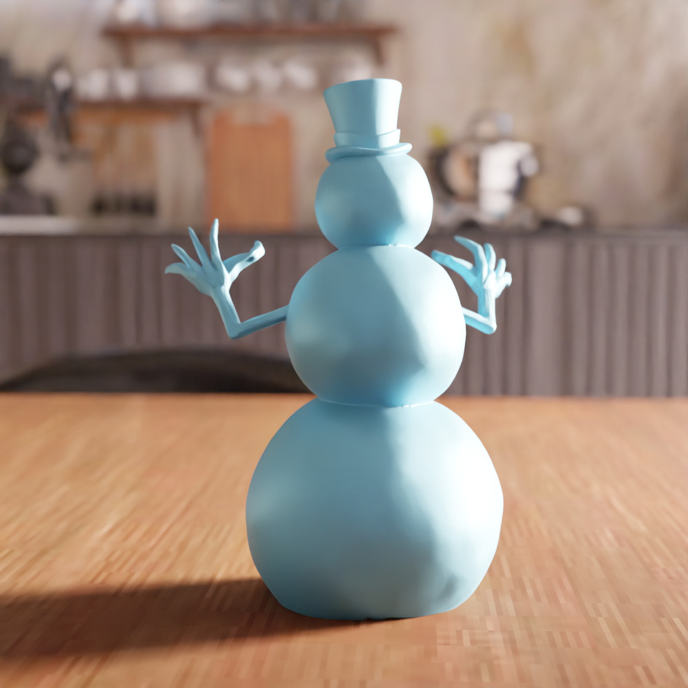 Snowman Christmas Decor - 223 3D print model_3