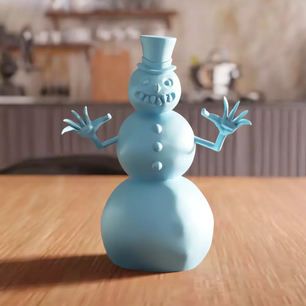 Snowman Christmas Decor - 223 3D print model_0