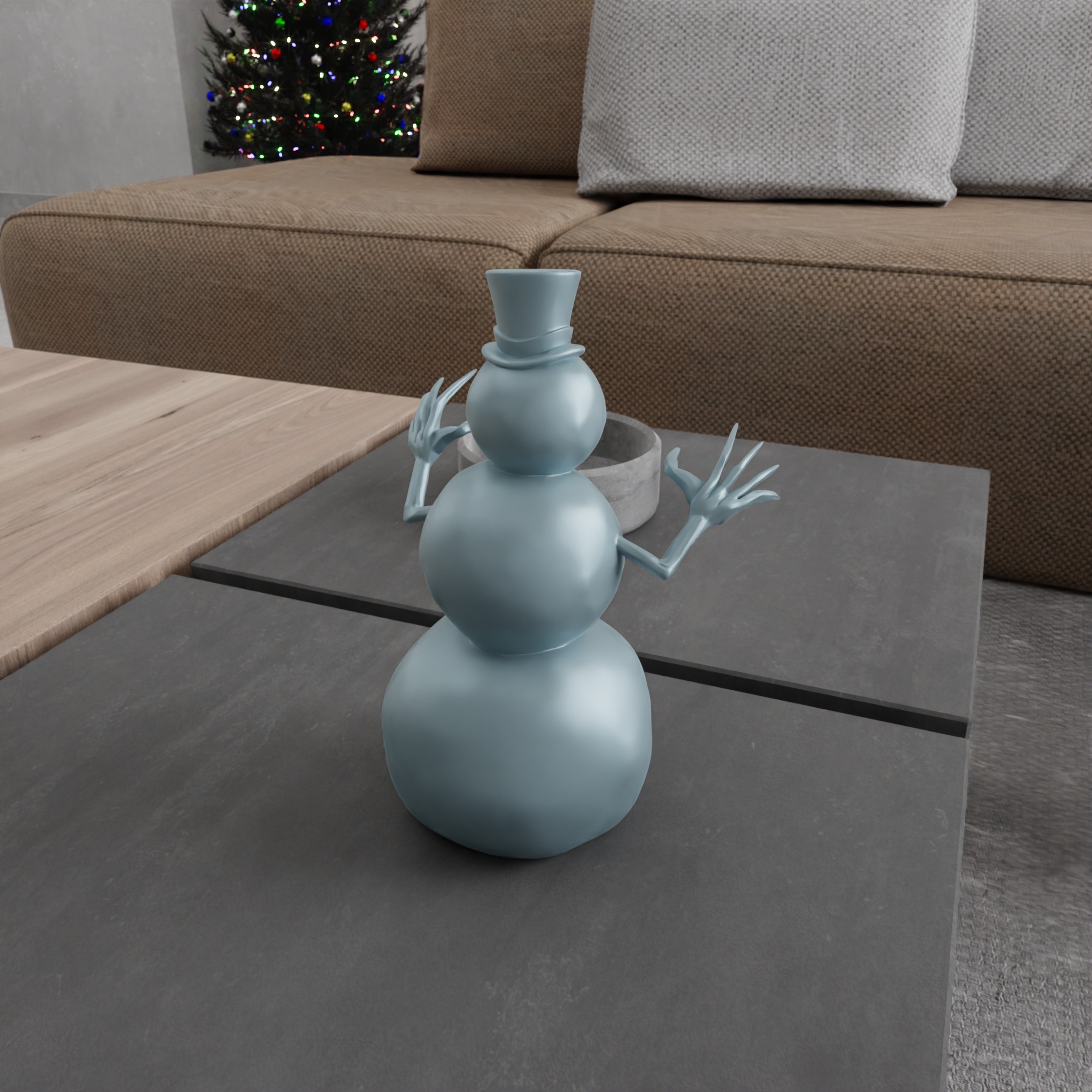 Snowman Christmas Decor - 223 3D print model_11