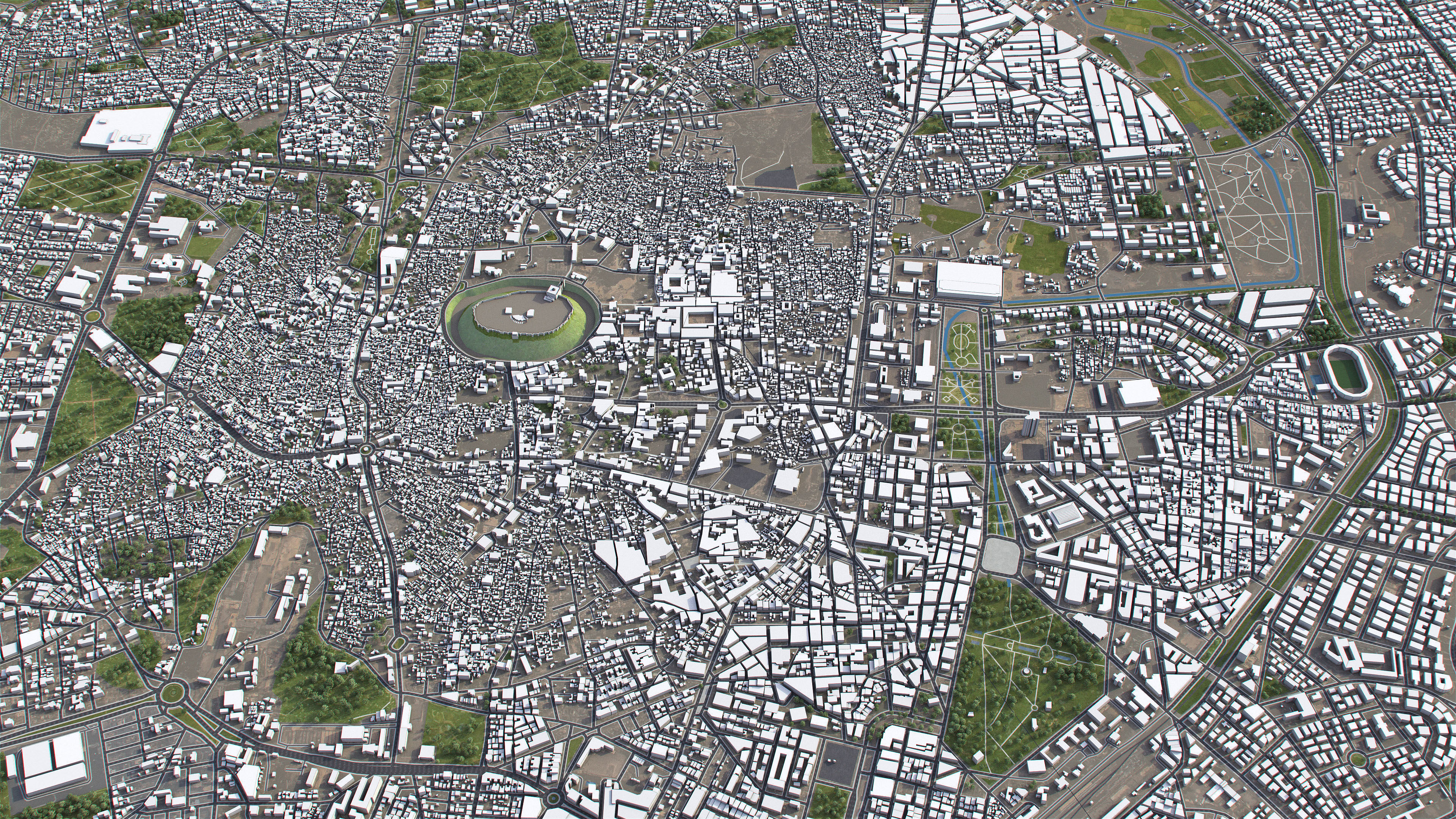 Aleppo - 3D City Model Low-poly 3D model_4