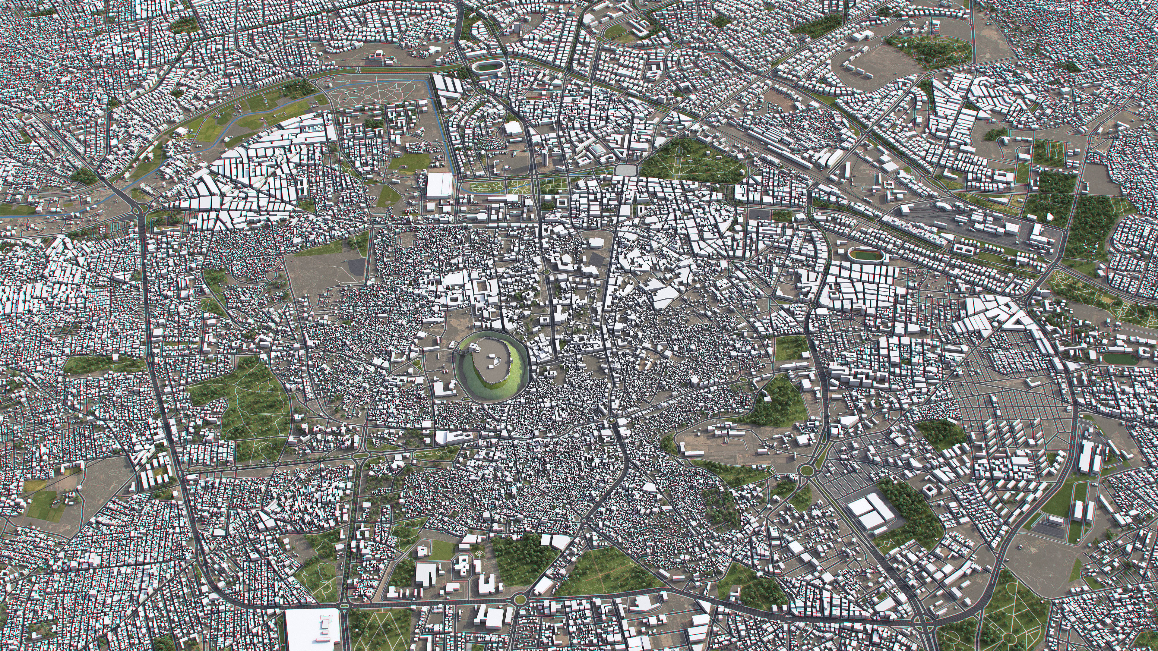 Aleppo - 3D City Model Low-poly 3D model_5