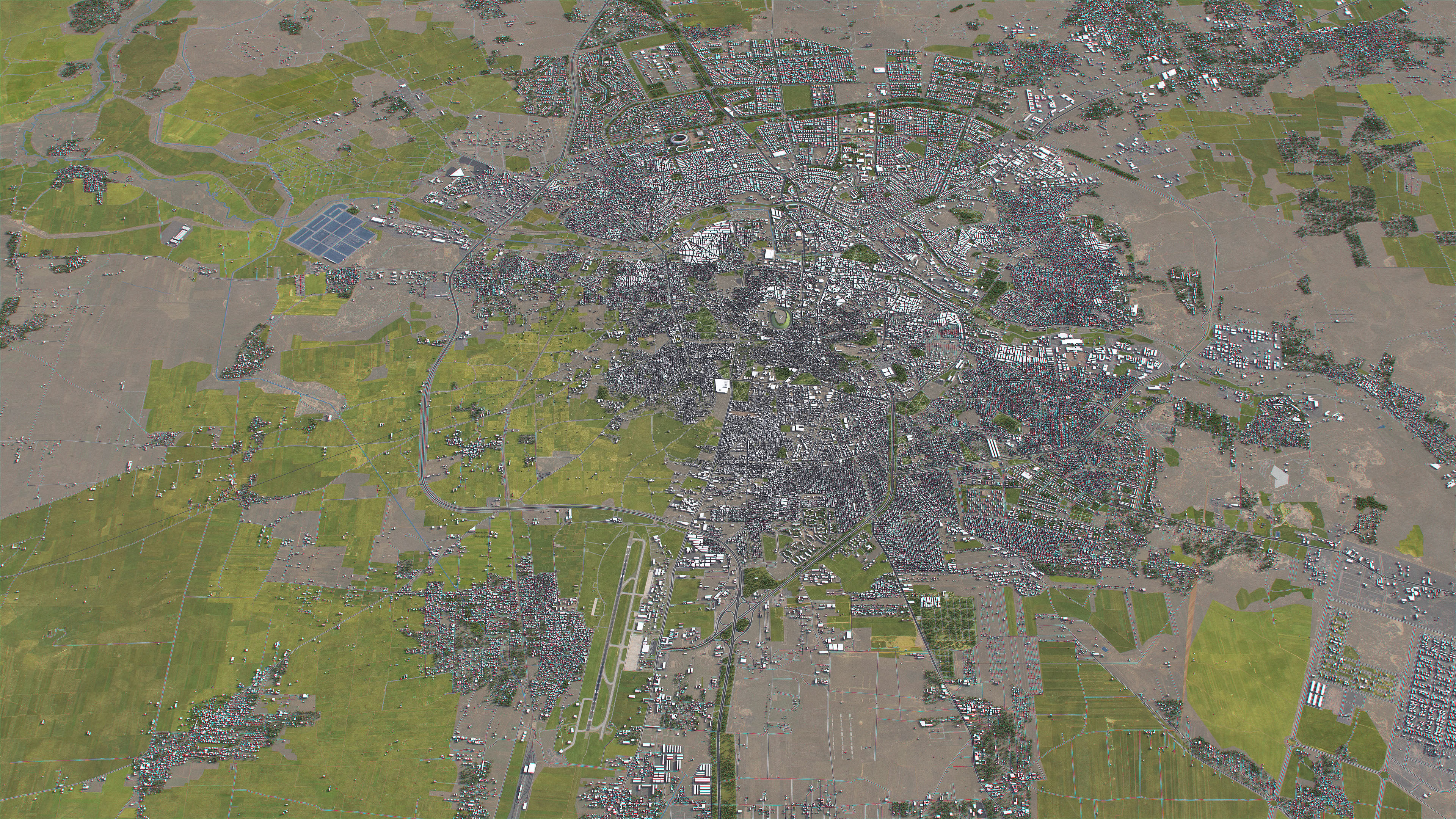 Aleppo - 3D City Model Low-poly 3D model_9