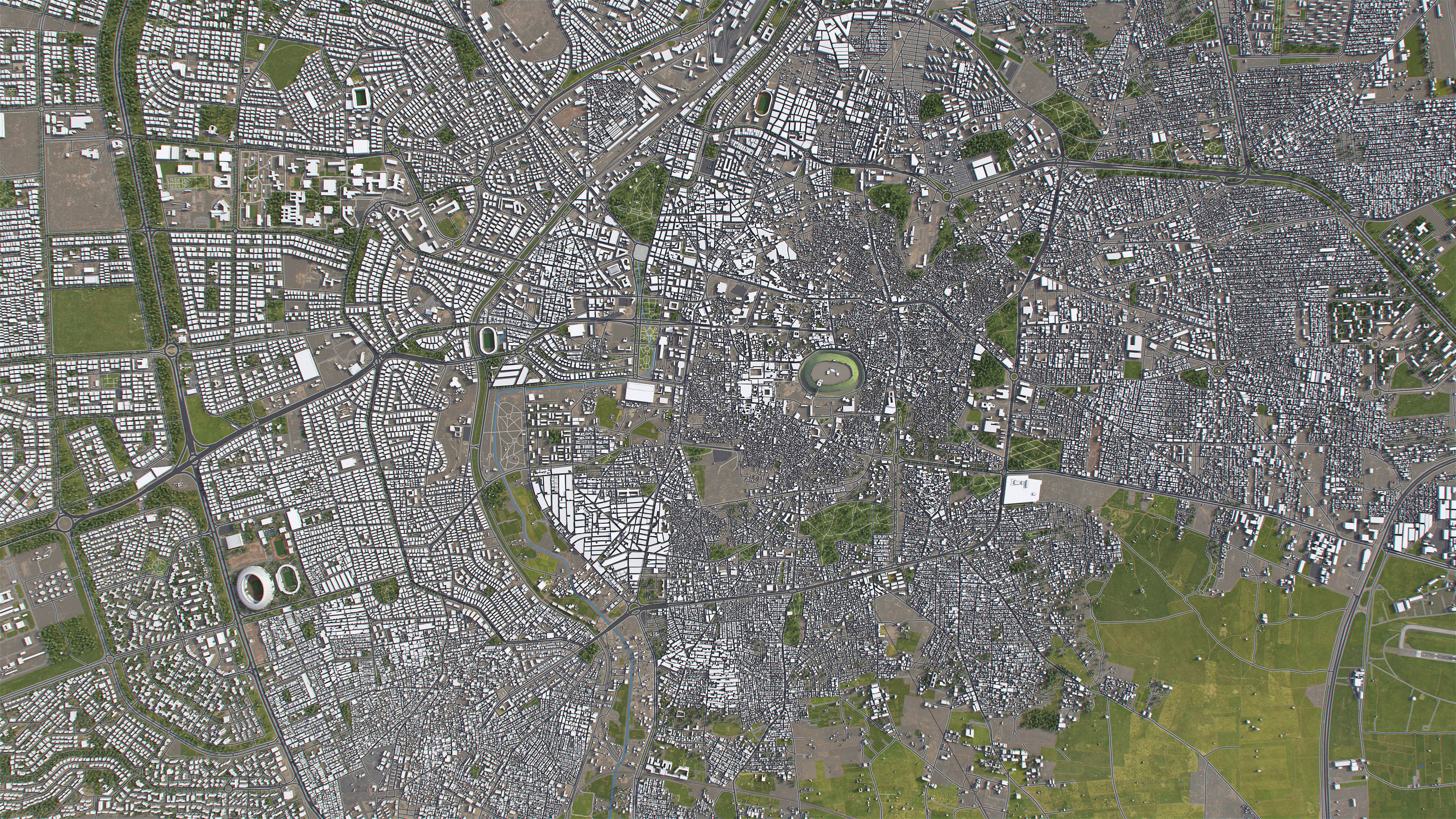 Aleppo - 3D City Model Low-poly 3D model_13