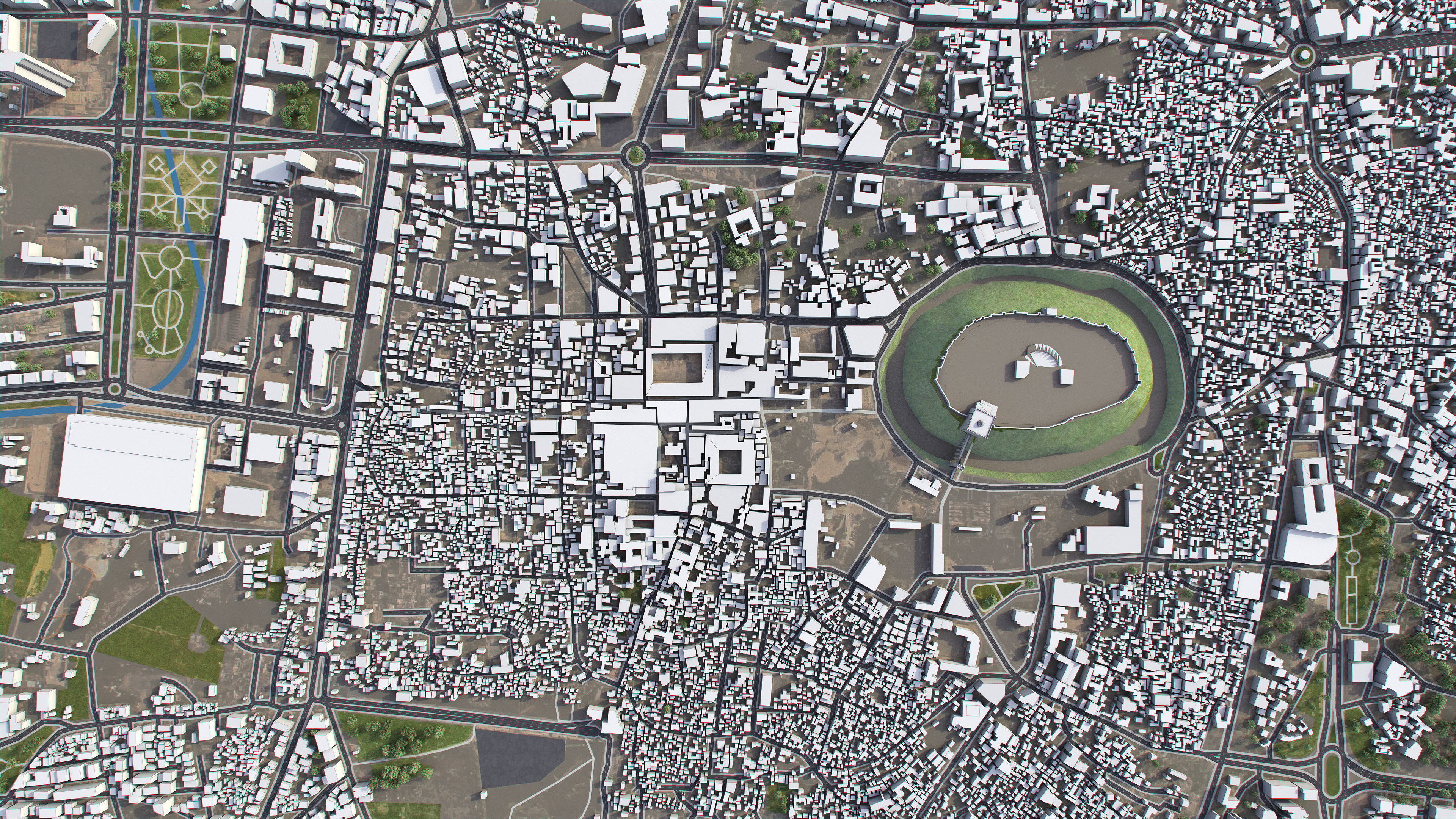 Aleppo - 3D City Model Low-poly 3D model_11