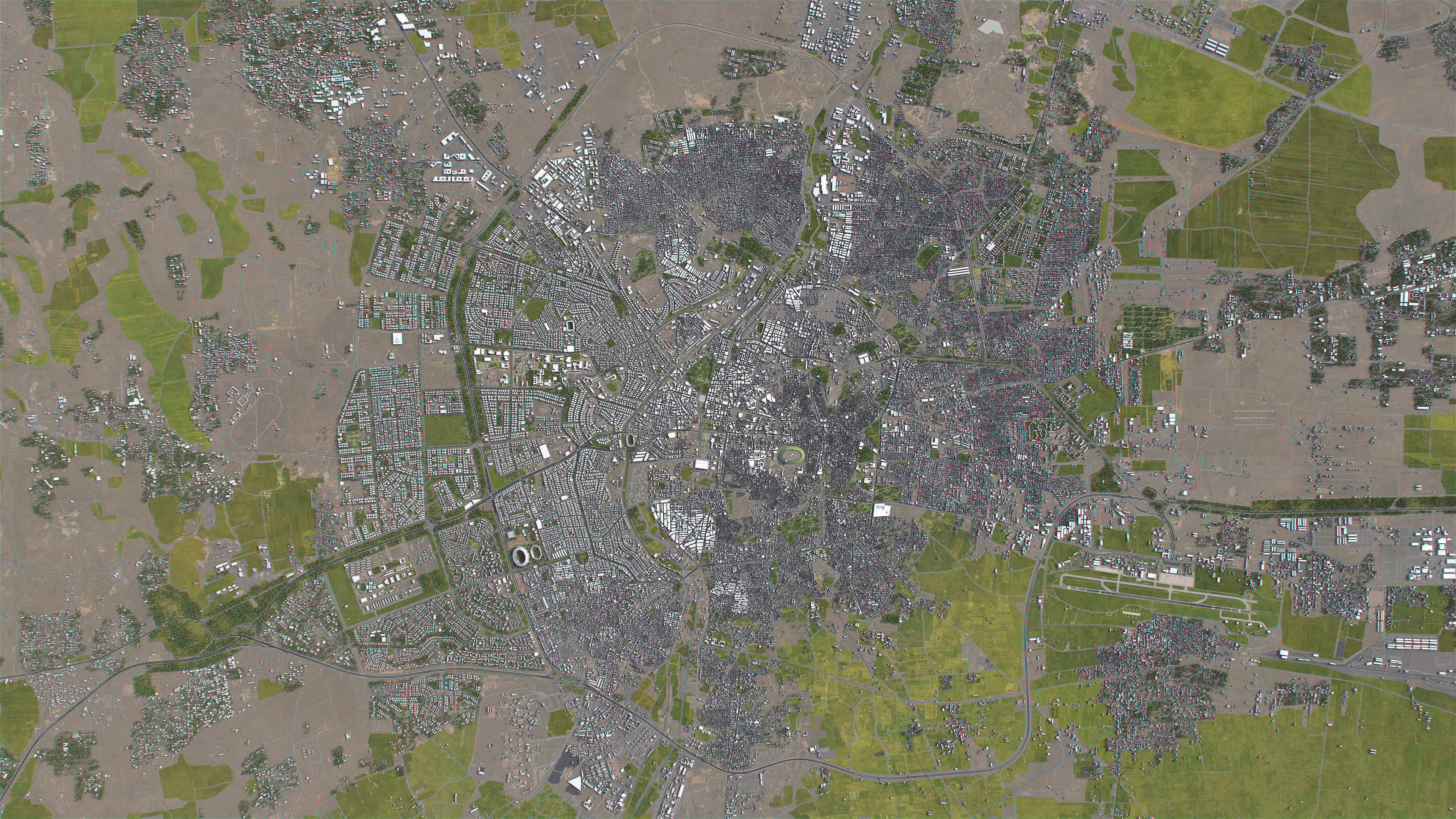 Aleppo - 3D City Model Low-poly 3D model_14