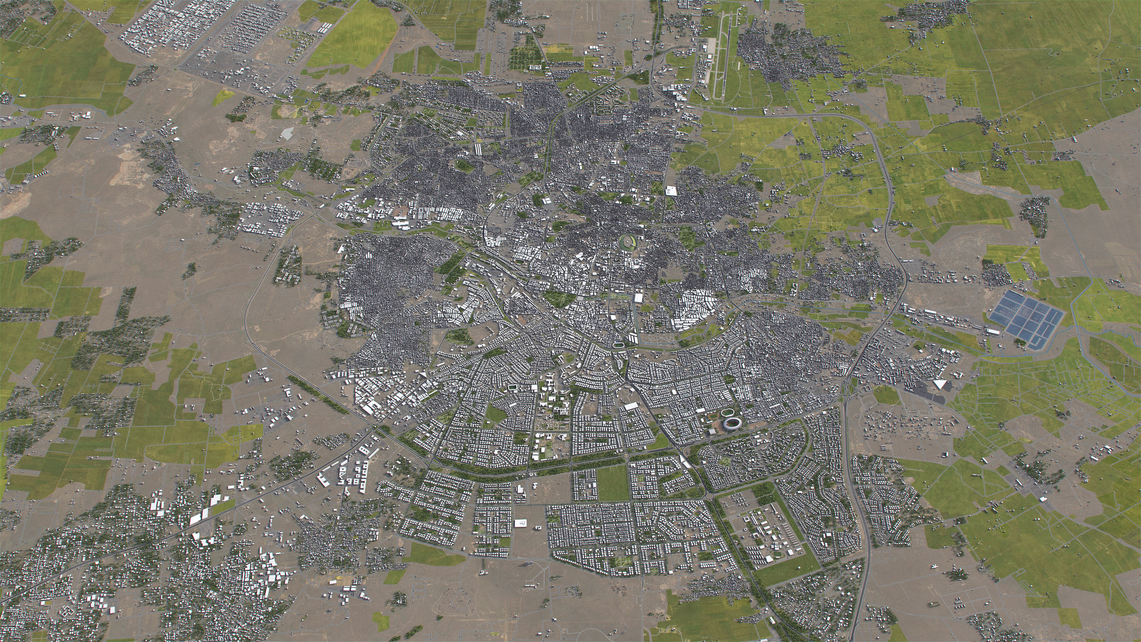 Aleppo - 3D City Model Low-poly 3D model_7