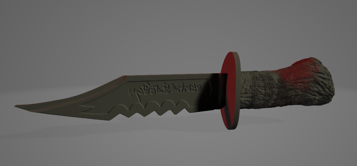 Supernatural Fanart Model - Ruby Knife 3D print model_1