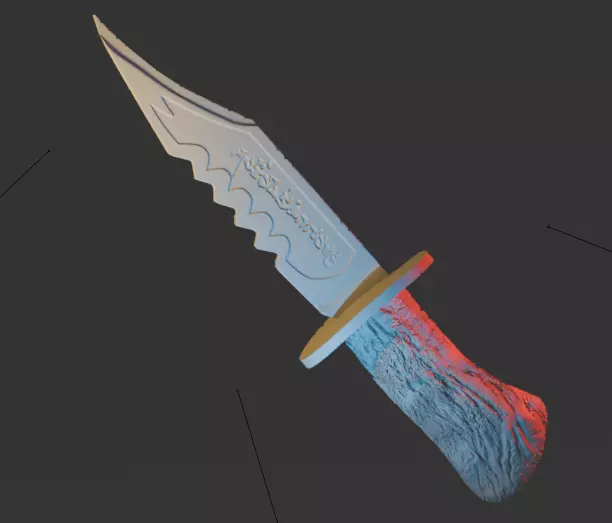 Supernatural Fanart Model - Ruby Knife 3D print model_0