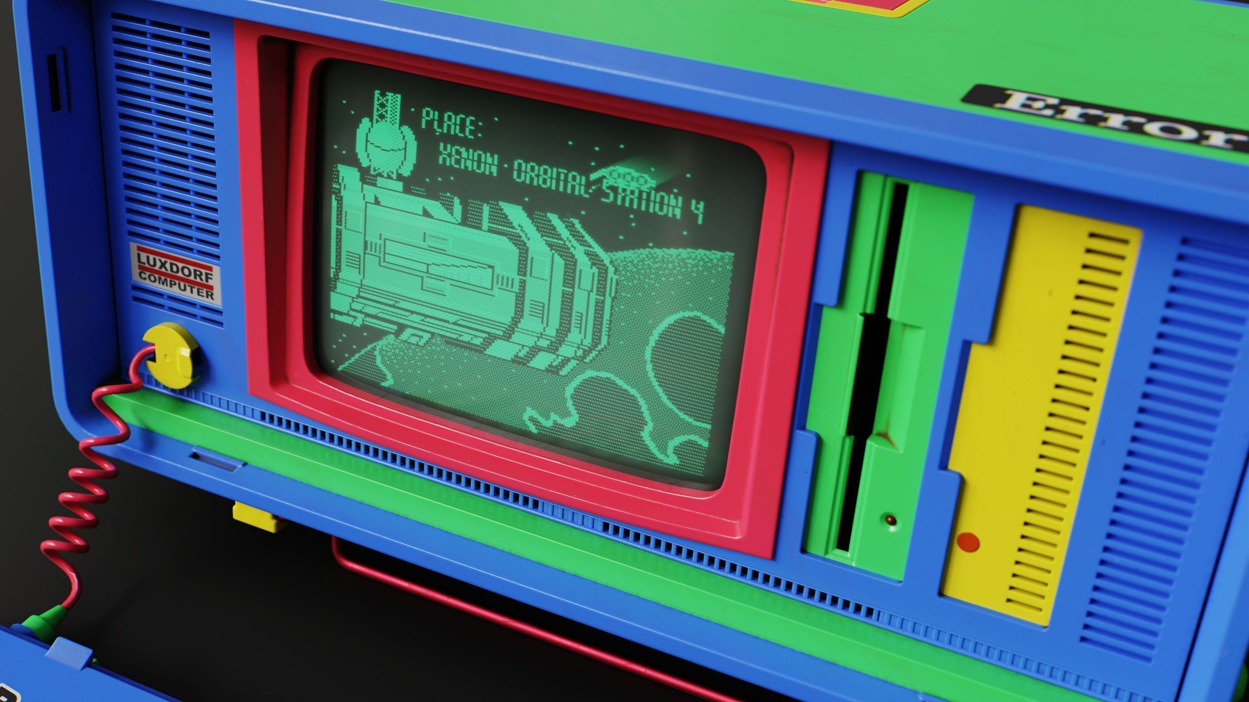 LUXDORF Retro Computer - Prismix Low-poly 3D model_9