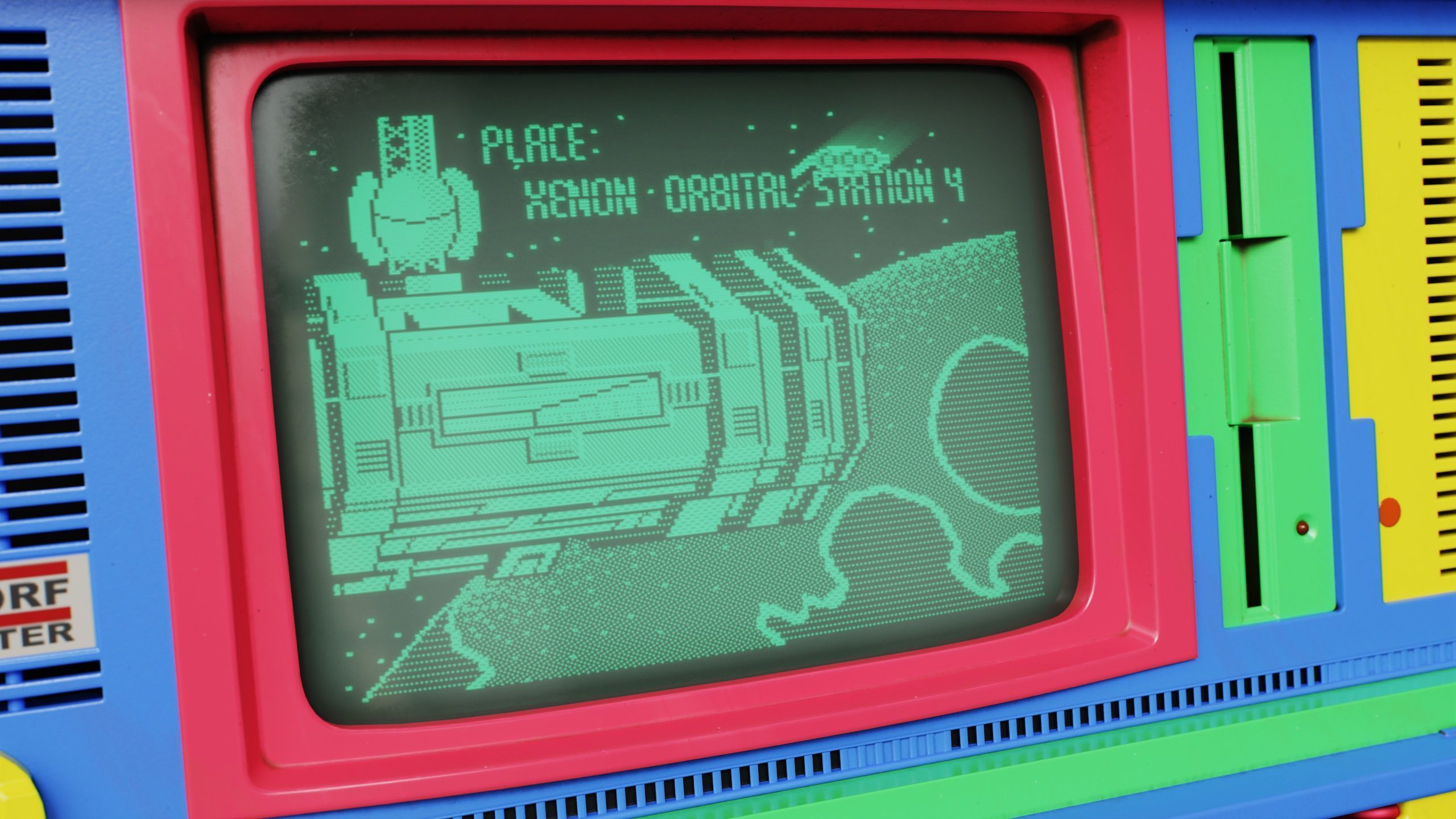 LUXDORF Retro Computer - Prismix Low-poly 3D model_11