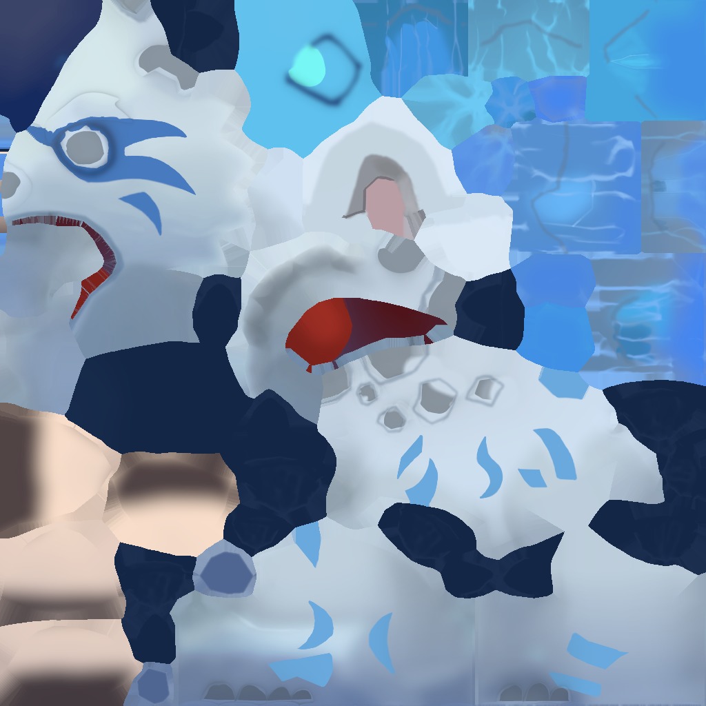 Lowpoly Stylized Ice Bear Rigged and Animated Low-poly 3D model_14