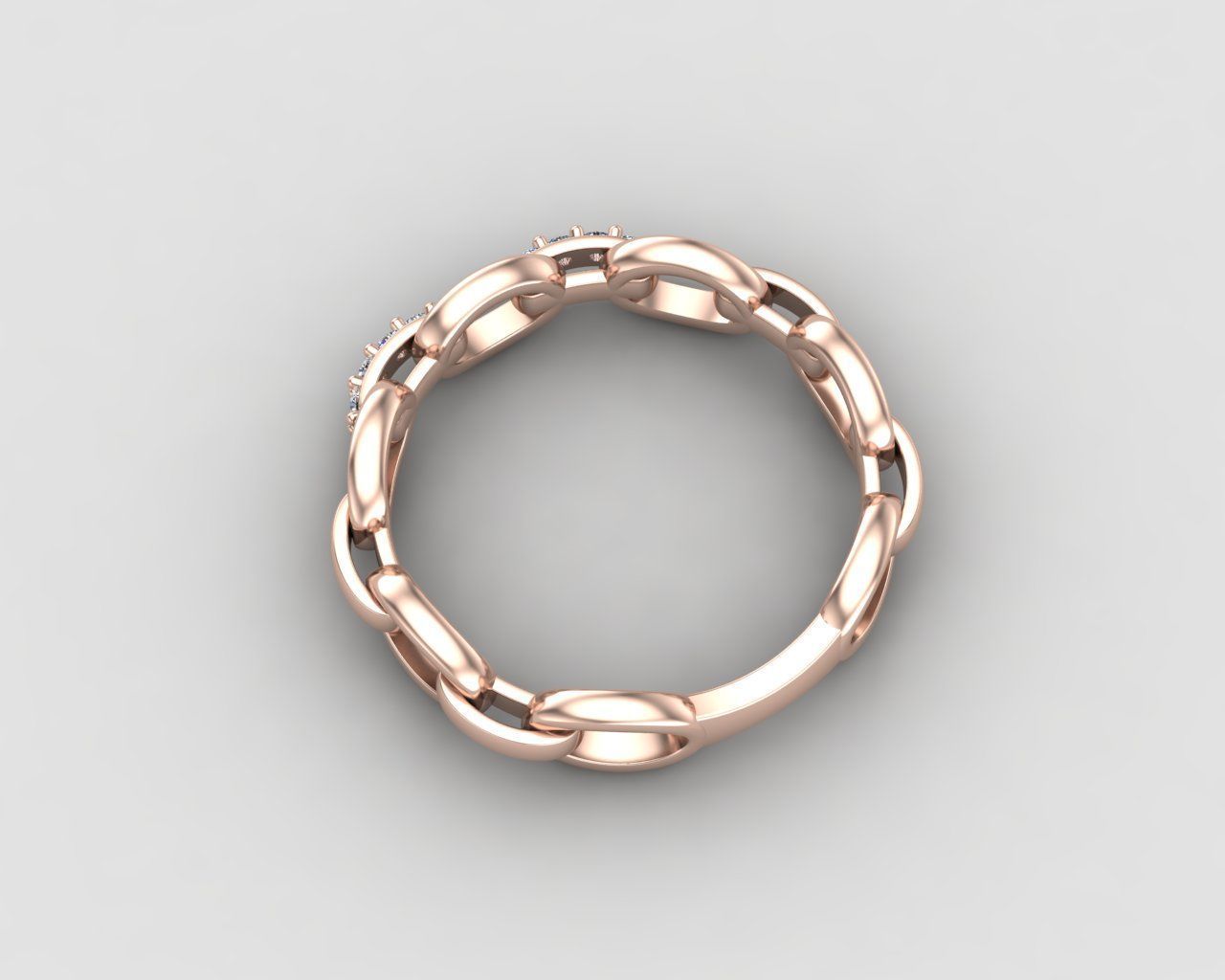 Minimal Chain ring 140-MW 3D print model_9