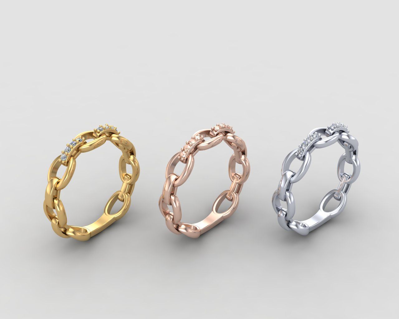 Minimal Chain ring 140-MW 3D print model_10