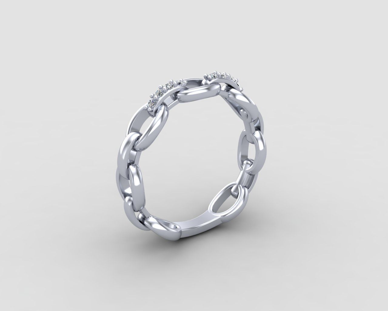 Minimal Chain ring 140-MW 3D print model_15
