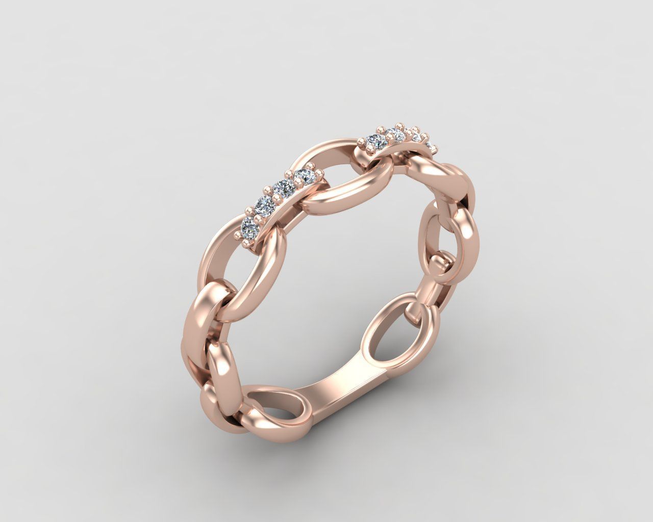 Minimal Chain ring 140-MW 3D print model_3