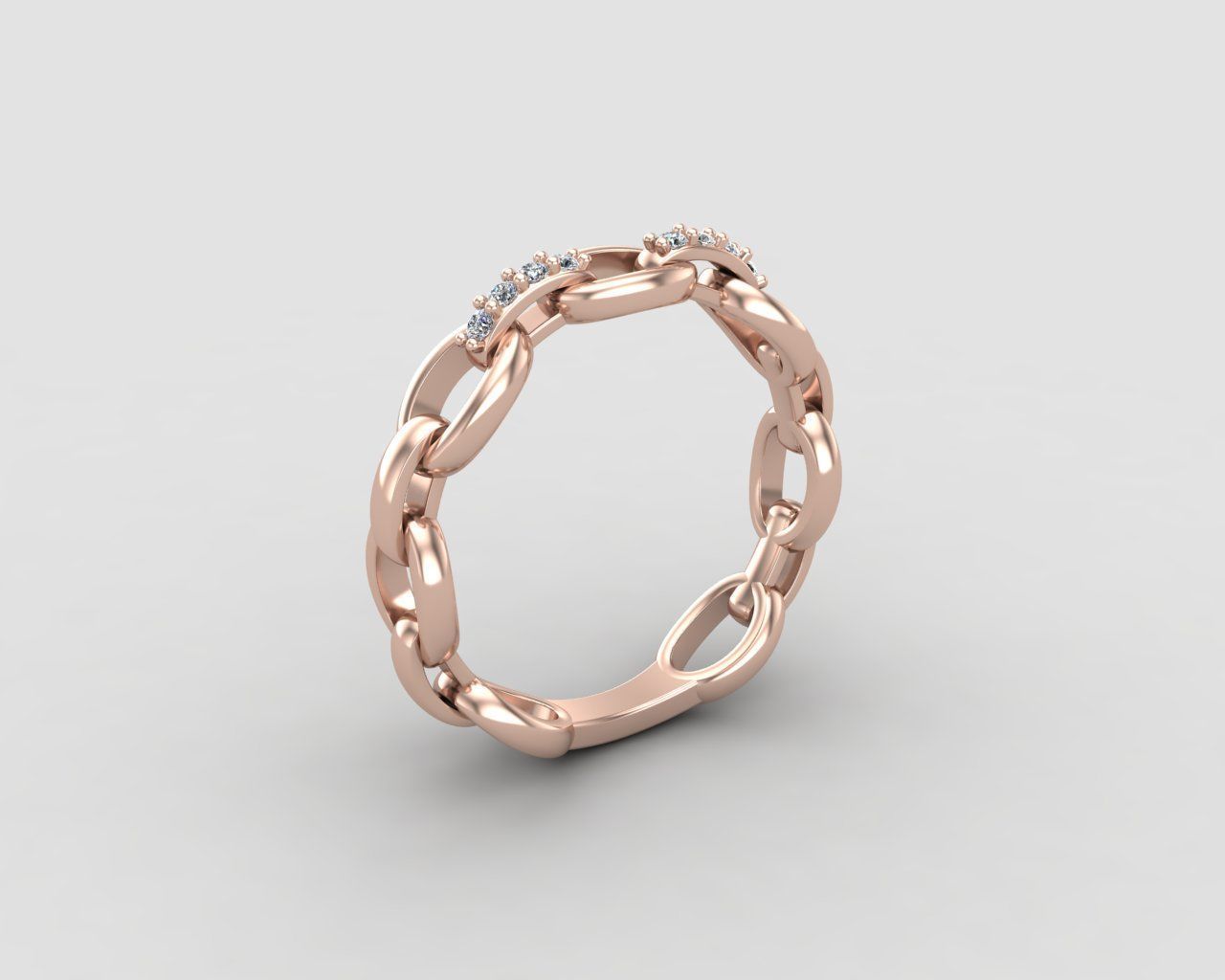 Minimal Chain ring 140-MW 3D print model_4