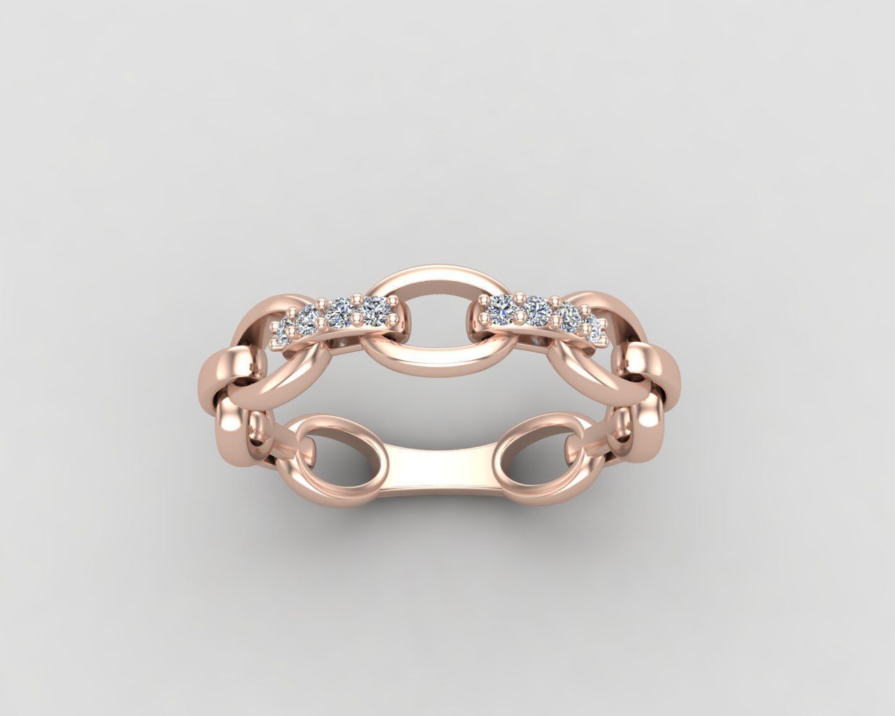Minimal Chain ring 140-MW 3D print model_5