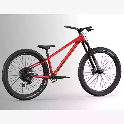 MTB hardtail red black