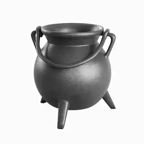 Medieval Cauldron 01 3D model