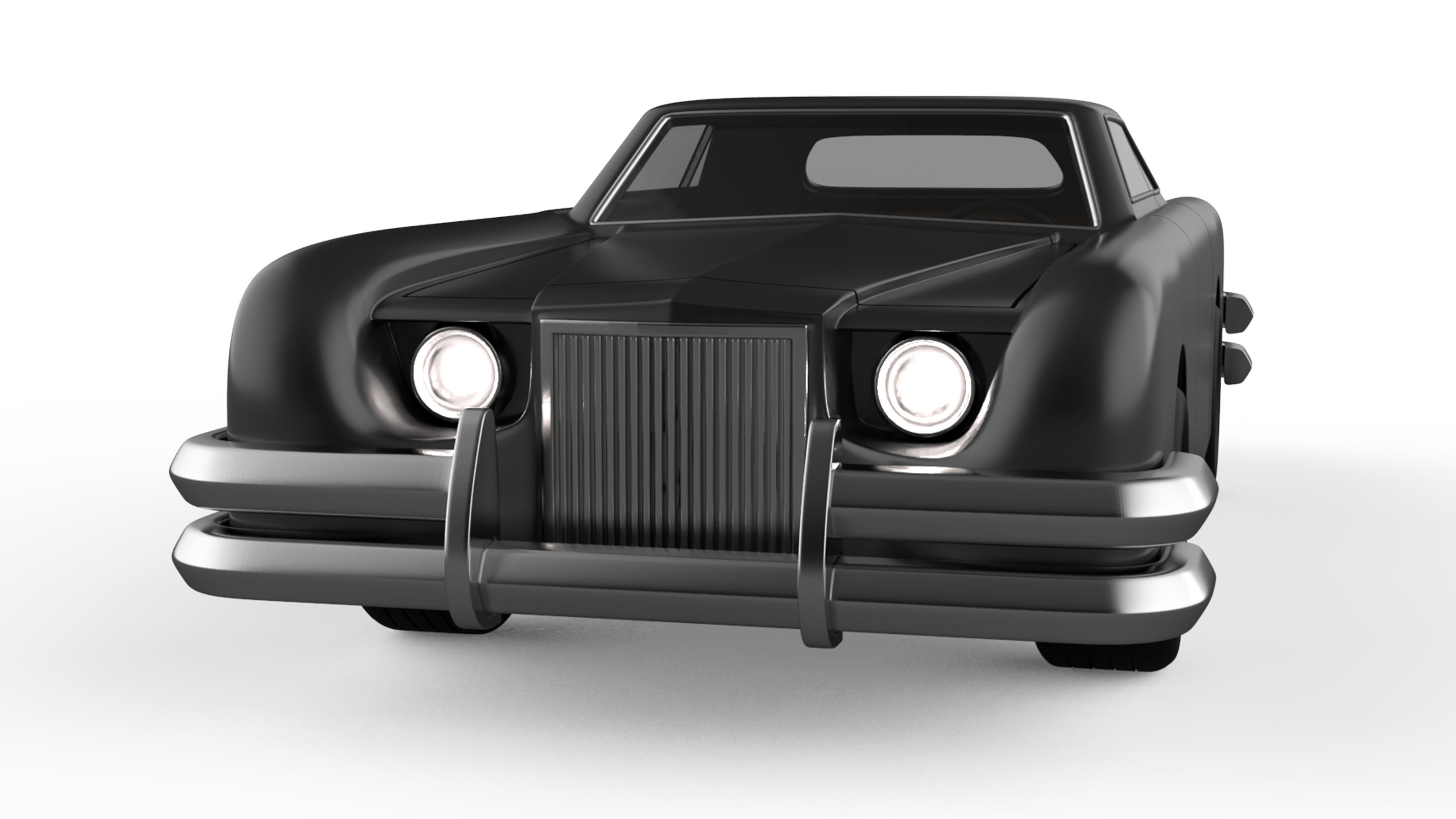 Evil Car 3D Model for 3D Printing Iconic Horror Vehicle 3D print model_12
