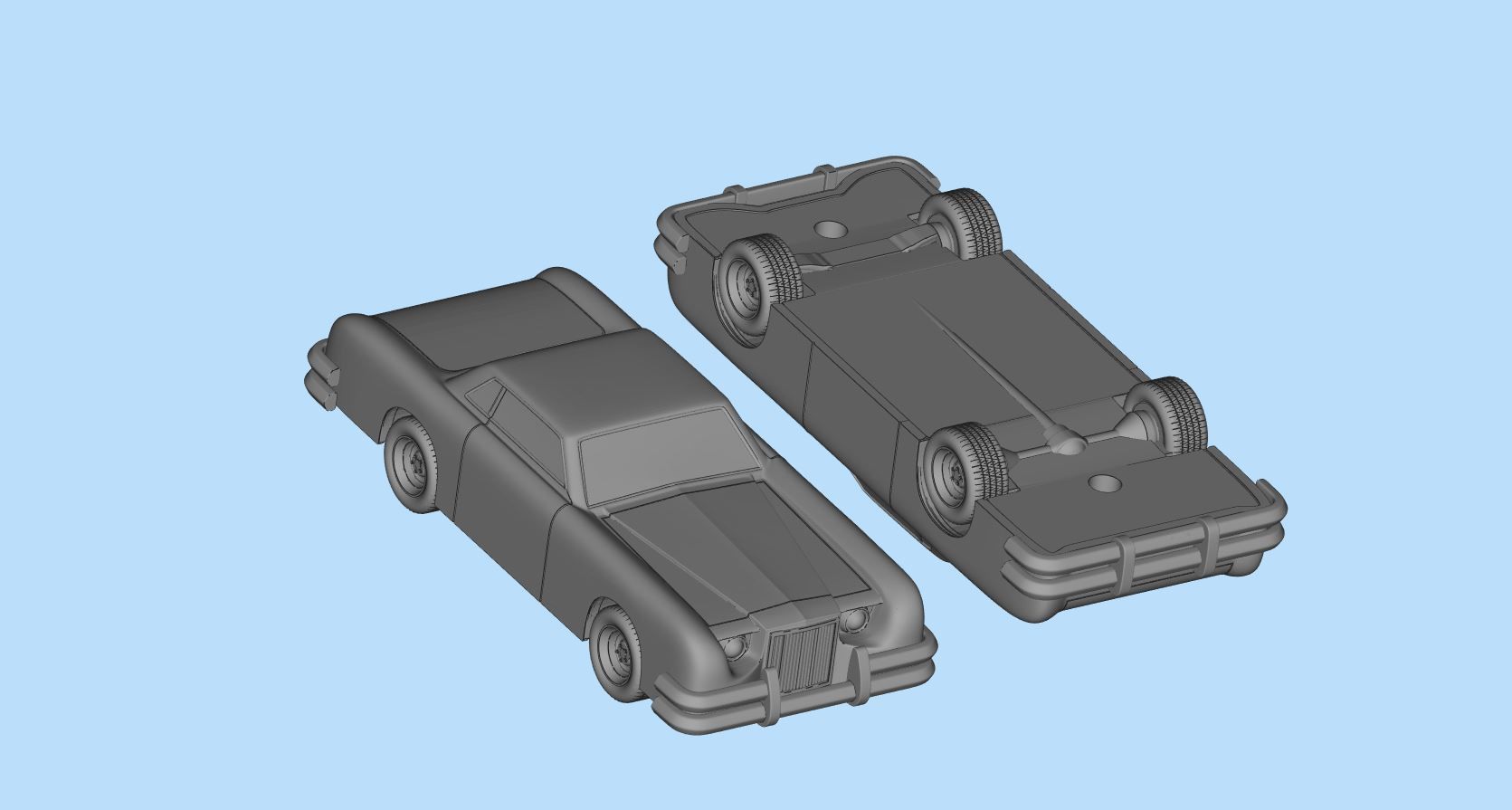 Evil Car 3D Model for 3D Printing Iconic Horror Vehicle 3D print model_16