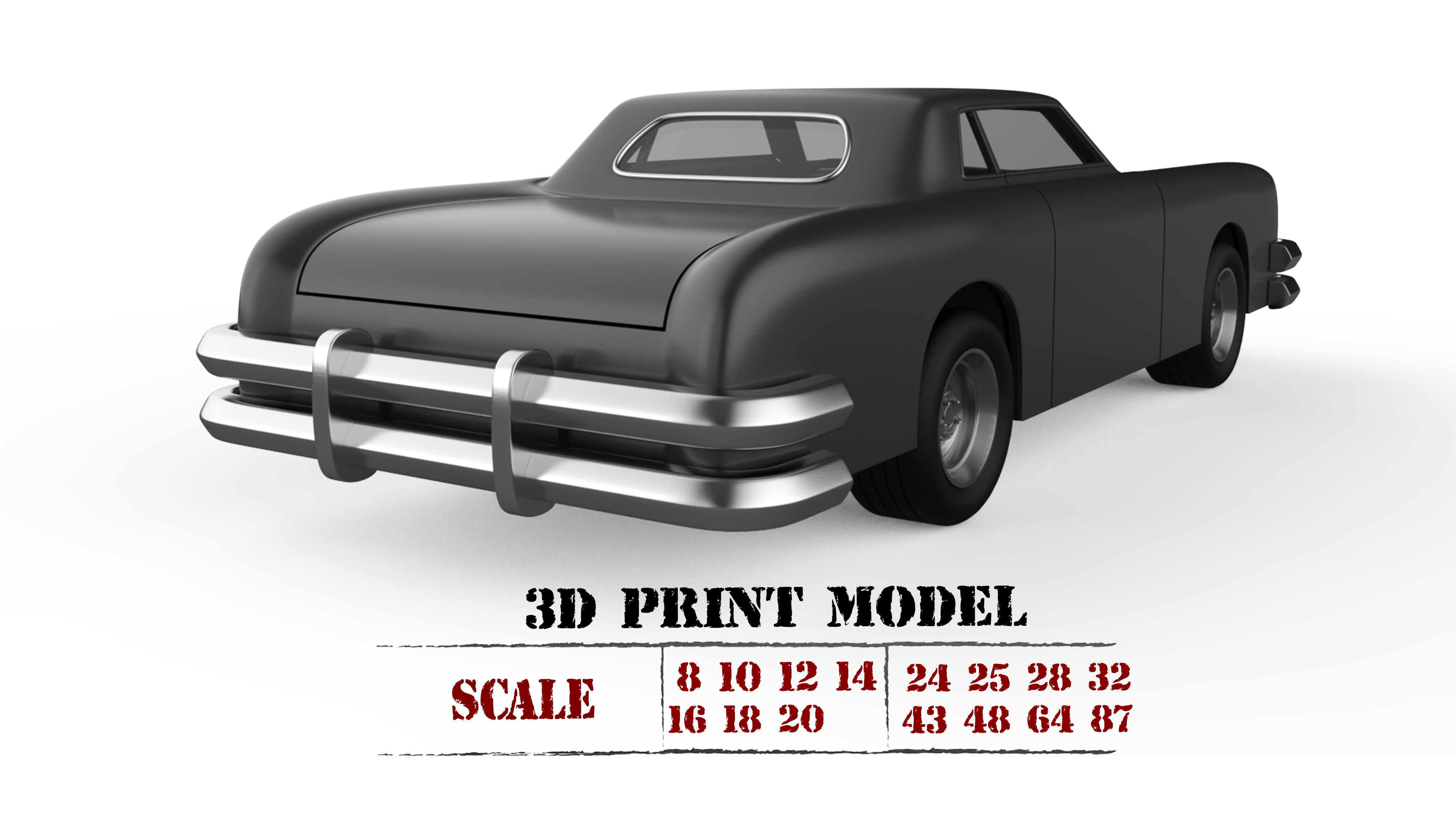 Evil Car 3D Model for 3D Printing Iconic Horror Vehicle 3D print model_2