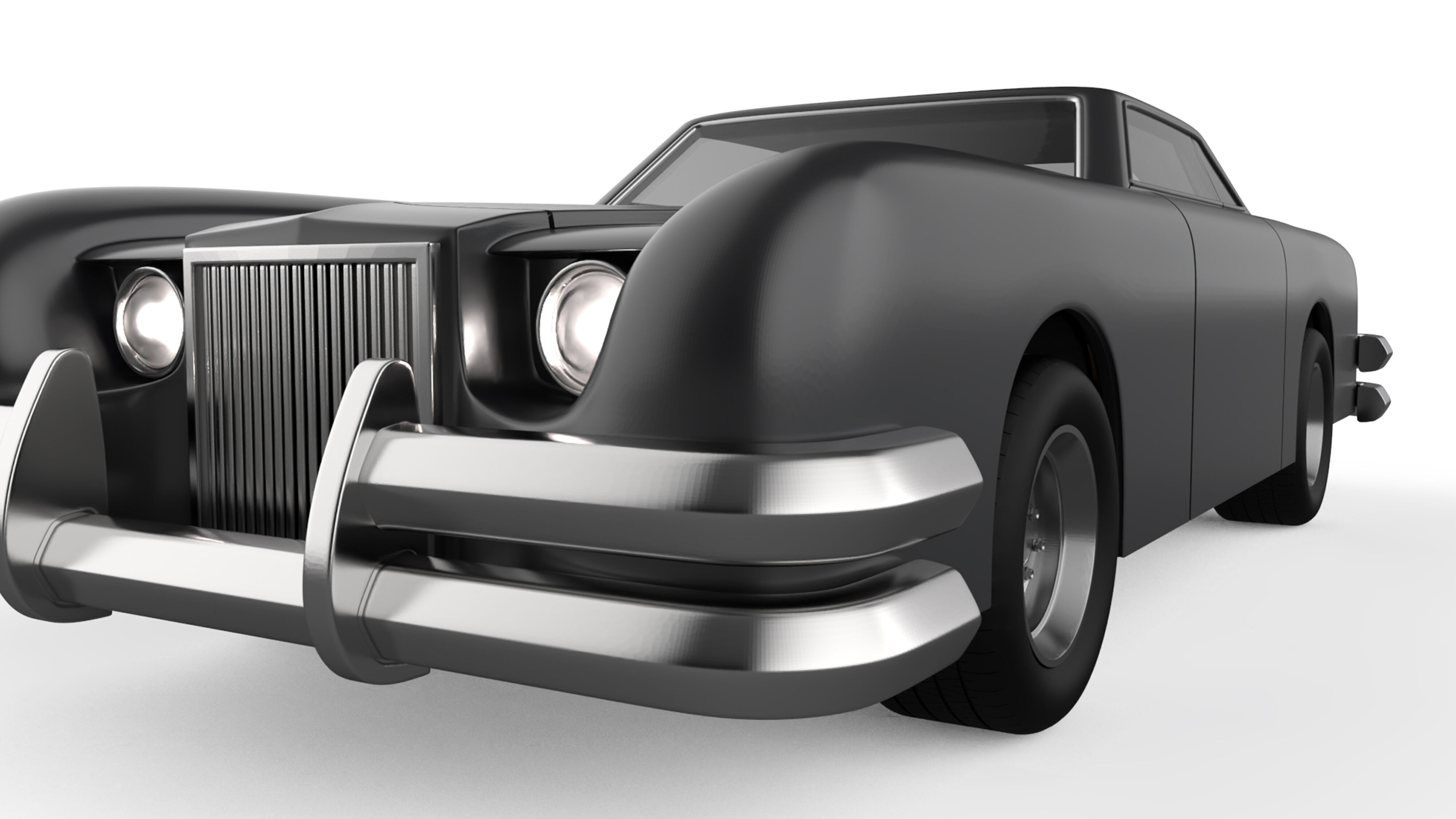Evil Car 3D Model for 3D Printing Iconic Horror Vehicle 3D print model_10