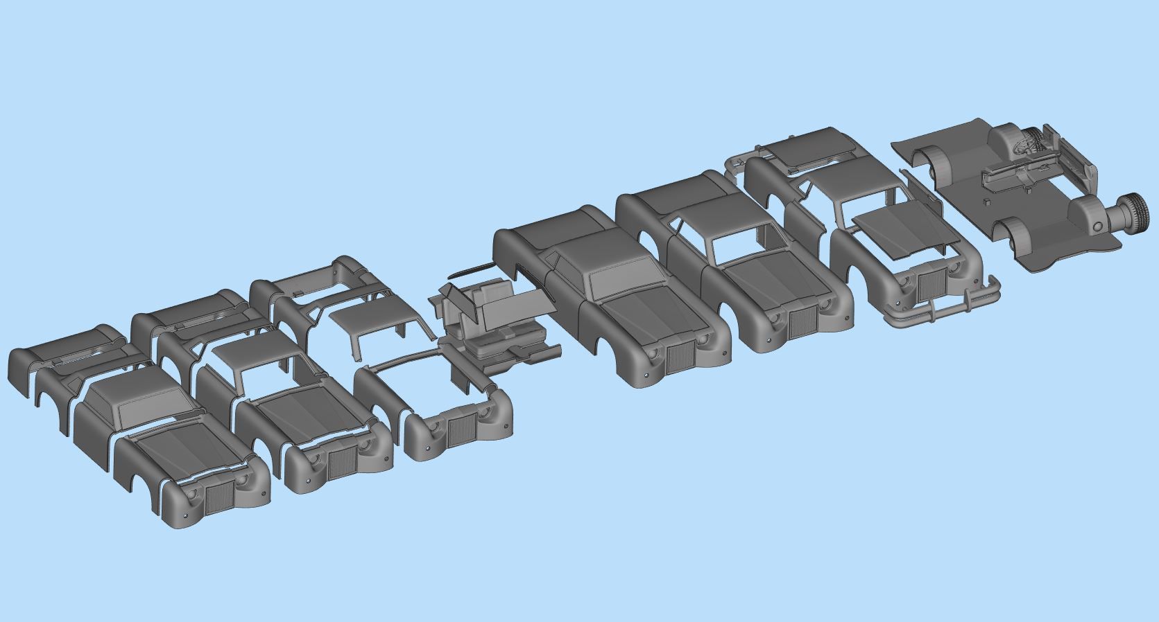 Evil Car 3D Model for 3D Printing Iconic Horror Vehicle 3D print model_17