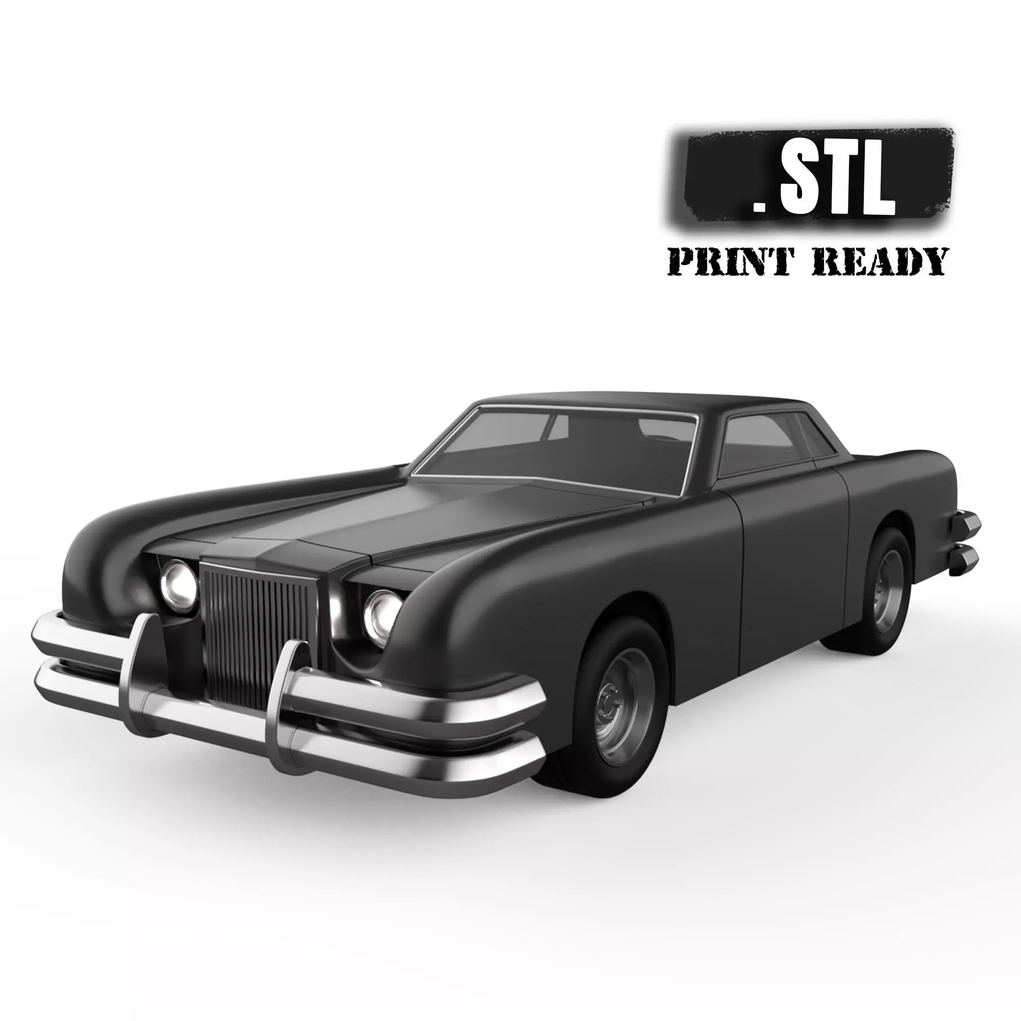 Evil Car 3D Model for 3D Printing Iconic Horror Vehicle 3D print model_0