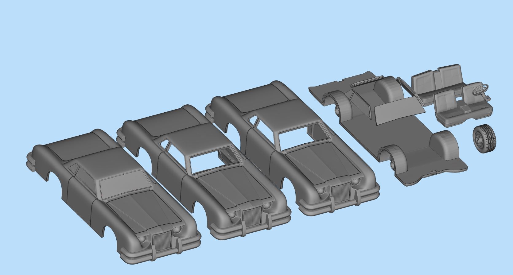 Evil Car 3D Model for 3D Printing Iconic Horror Vehicle 3D print model_15