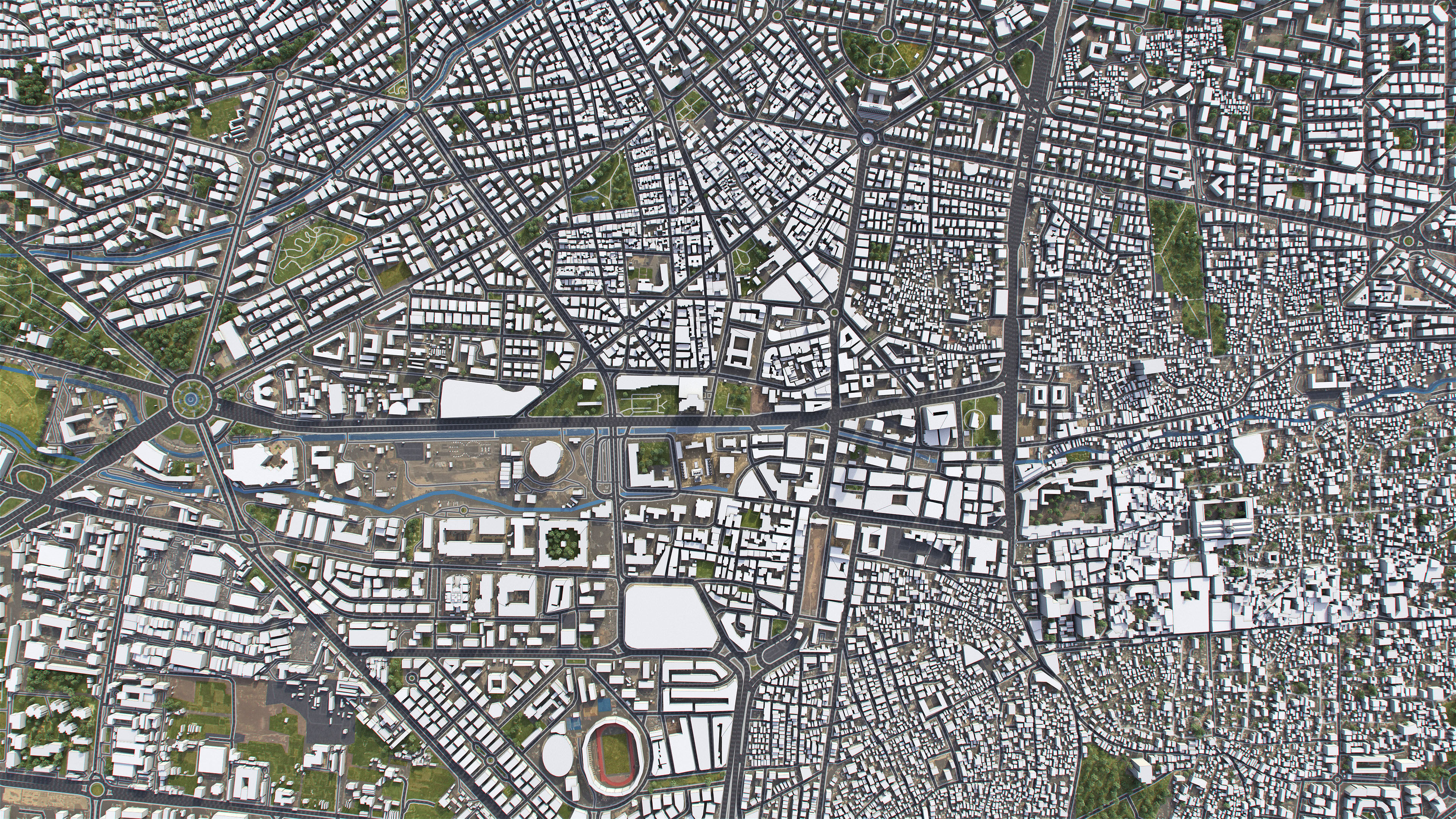 Damascus - 3D City Model Low-poly 3D model_10