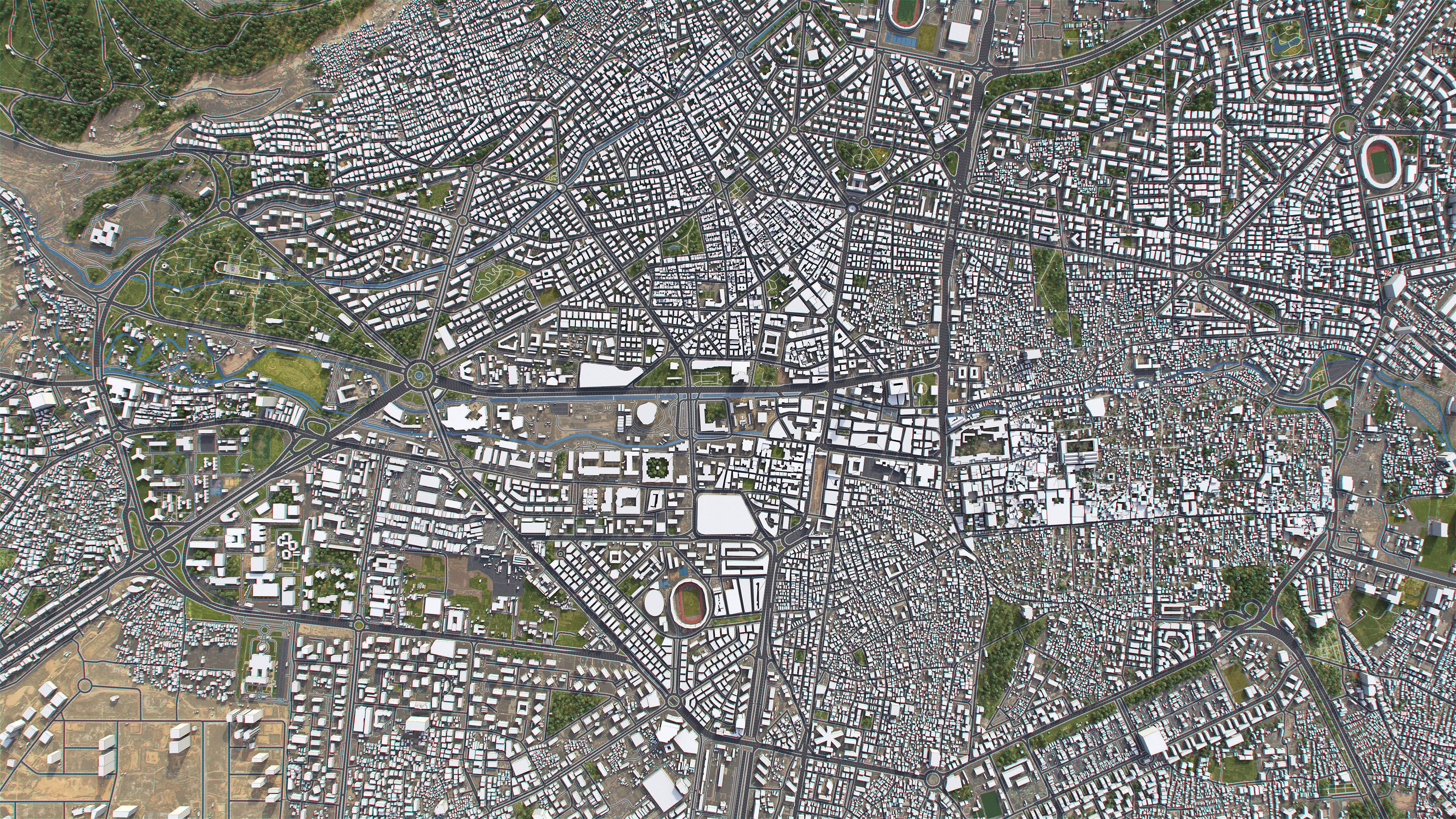 Damascus - 3D City Model Low-poly 3D model_11