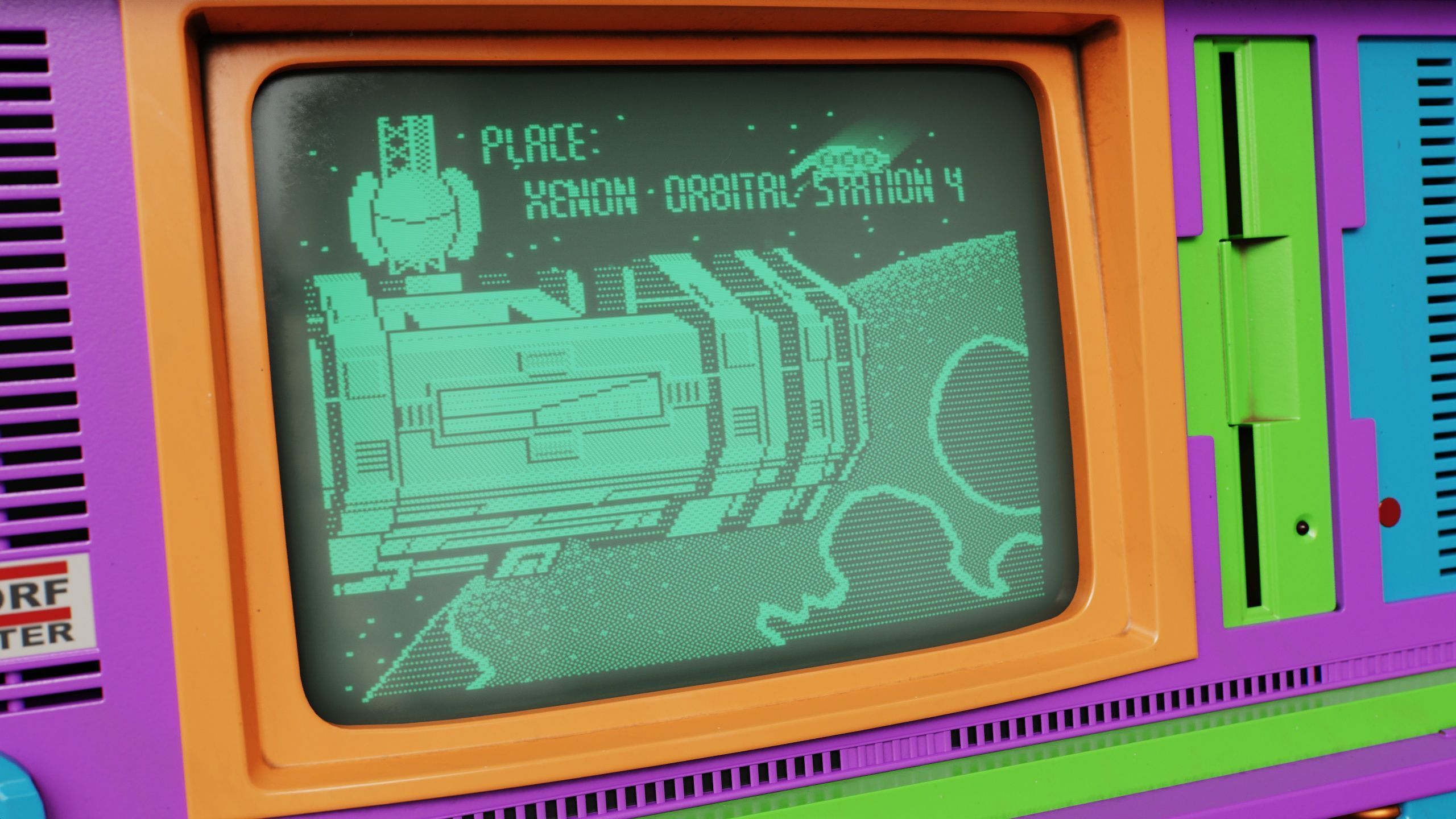 LUXDORF Retro Computer - Haribo Low-poly 3D model_11