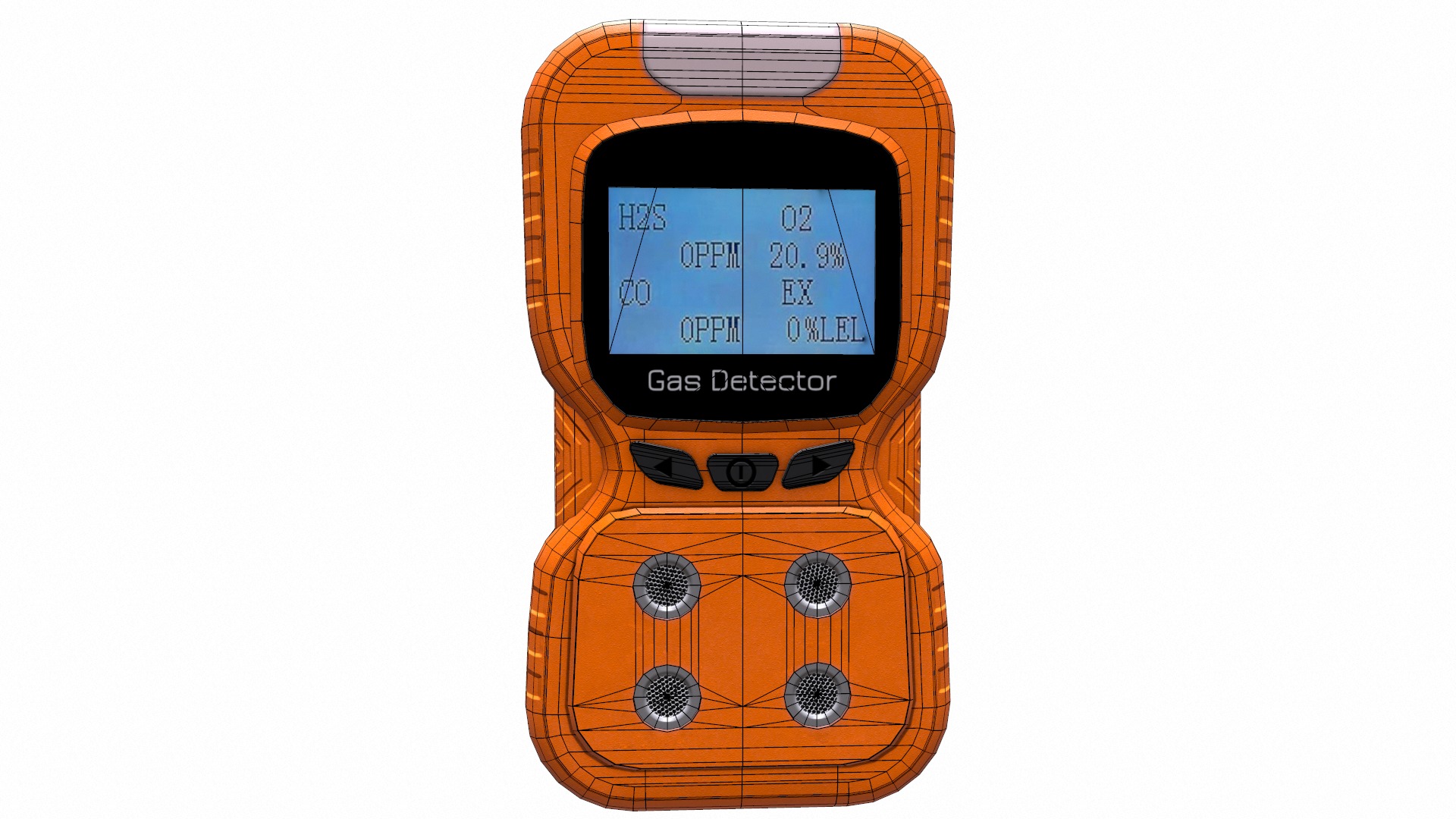 Multi-Gas Detector Low Poly Low-poly 3D model_16