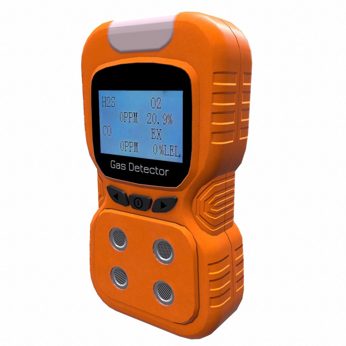 Multi-Gas Detector Low Poly Low-poly 3D model_4