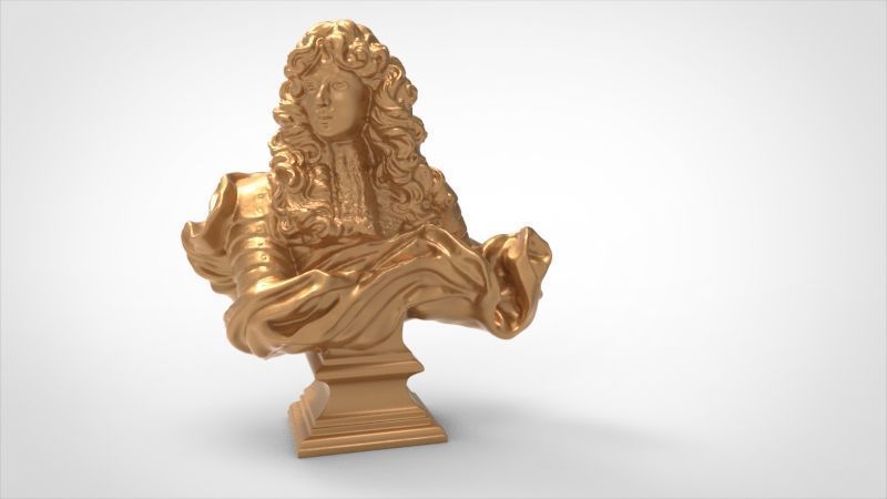 King of France Louis XIV  3D print model_16