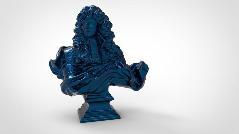 King of France Louis XIV  3D print model_12