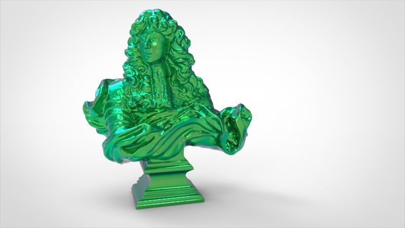 King of France Louis XIV  3D print model_15