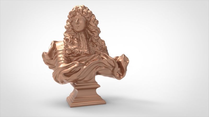 King of France Louis XIV  3D print model_13