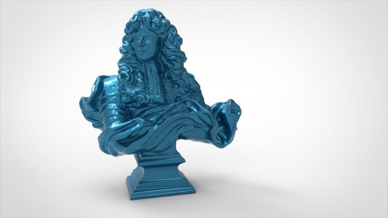King of France Louis XIV  3D print model_10