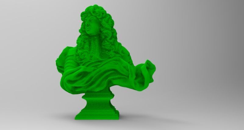 King of France Louis XIV  3D print model_2